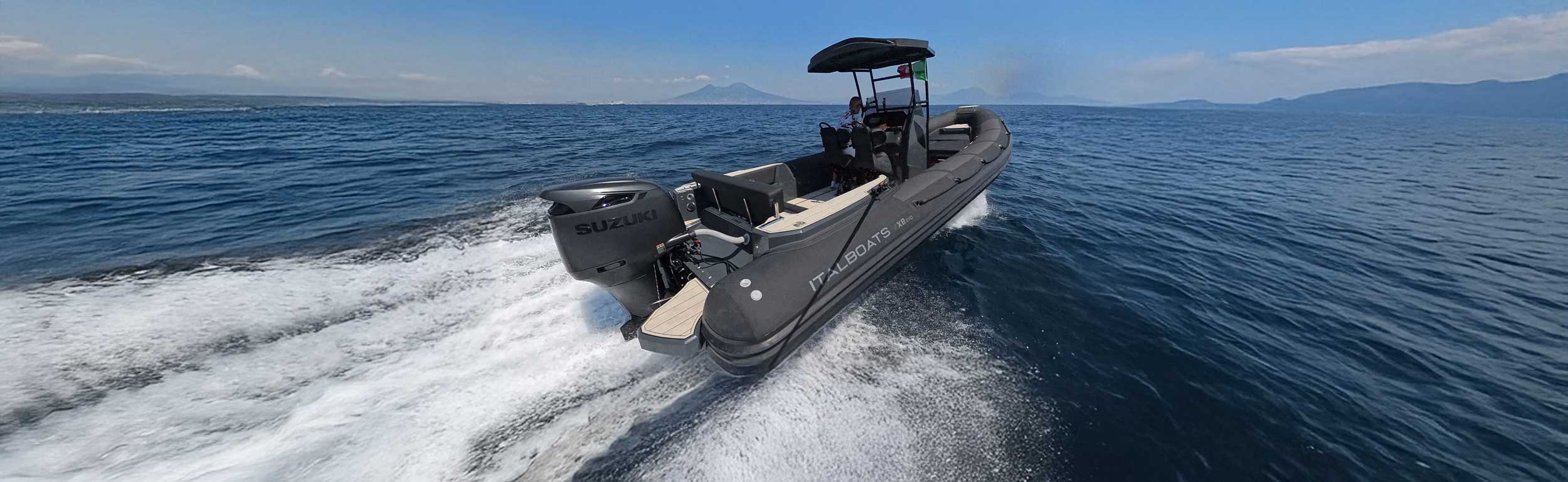 Italboats XRIB X8 RIB rental Šibenik 400hp 20 passengers 2026