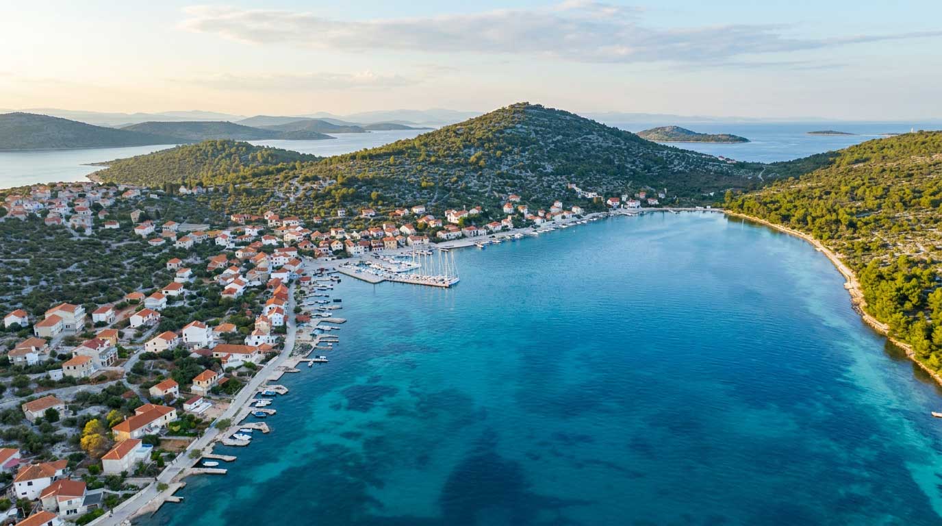 5 Islands speedboat tour Šibenik — Kaprije island private boat trip